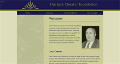 Desktop Screenshot of jackchesterfoundation.org